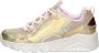 Skechers Uno Lite Metallic Pops Meisjes Sneakers Gold - Thumbnail 9