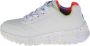 Skechers Uno Lite Rainbow Speckle 310456L-WMLT voor meisje Wit Sneakers Sportschoenen - Thumbnail 5