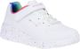 Skechers Uno Lite Rainbow Specks meisjes sneakers Wit Extra comfort Memory Foam - Thumbnail 6
