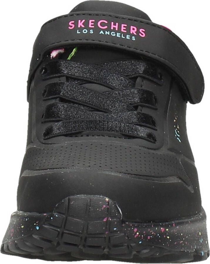 Skechers Uno Lite-Rainbow Specks Meisjes Sneakers Zwart