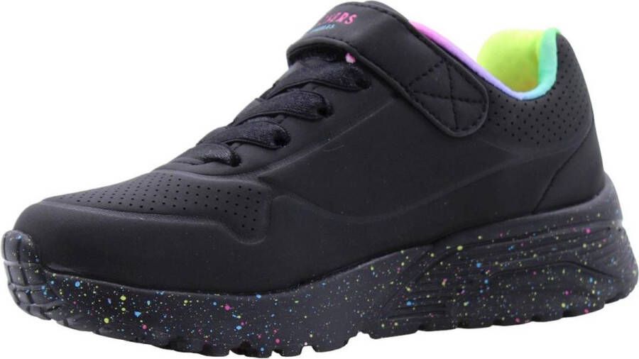 Skechers Uno Lite Rainbow Specks meisjes sneakers Zwart Extra comfort Memory Foam - Foto 5
