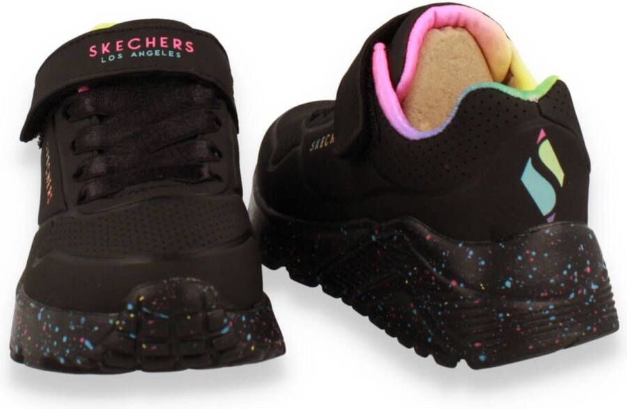 Skechers Uno Lite Rainbow Specks meisjes sneakers Zwart Extra comfort Memory Foam - Foto 15
