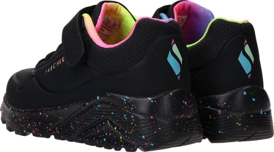 Skechers Uno Lite Rainbow Specks meisjes sneakers Zwart Extra comfort Memory Foam - Foto 7