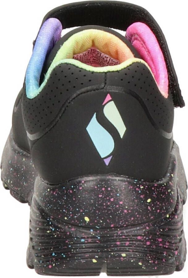 Skechers Uno Lite Rainbow Specks meisjes sneakers Zwart Extra comfort Memory Foam - Foto 8
