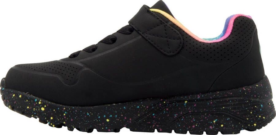 Skechers Uno Lite Rainbow Specks meisjes sneakers Zwart Extra comfort Memory Foam - Foto 9