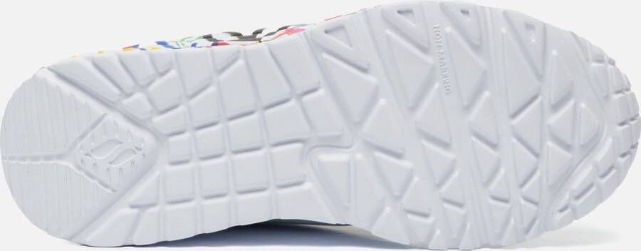 Skechers Uno Lite Sneakers wit Synthetisch Dames