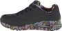 Skechers Uno Loving Love 155506 BBK Vrouwen Zwart Sneakers - Thumbnail 3