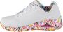 Skechers Uno-Loving Love 155506-WHT Vrouwen Wit Sneakers - Thumbnail 2