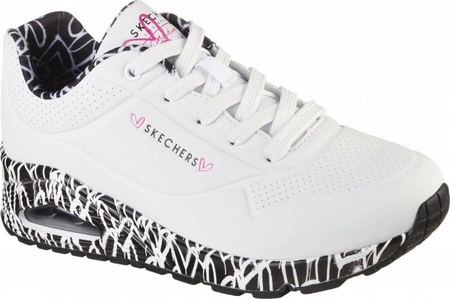 Skechers Uno Loving Love Dames Sneakers White - Foto 3