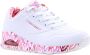 Skechers Sneakers met sleehak UNO-LOVING LOVE Vrijetijdsschoen lage schoen veterschoen met coole graffiti-print - Thumbnail 9