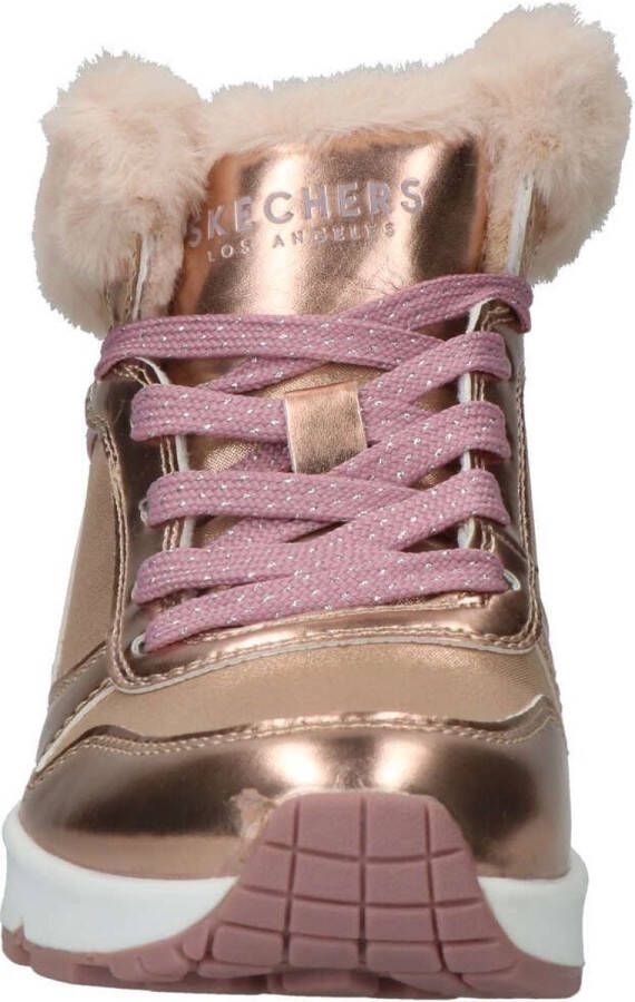 Skechers Uno hoge sneakers goud Meisjes Imitatieleer 34 - Foto 14