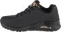 Skechers Sneakers UNO METALLIC LOVE Vrijetijdsschoen lage schoen veterschoen met trendy metallic-print - Thumbnail 8