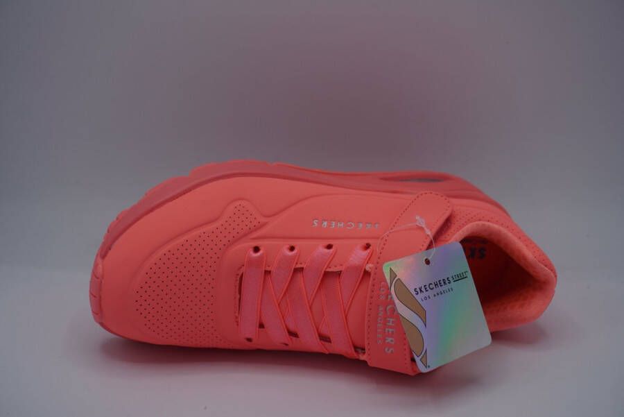 Skechers Uno Neon Shades sneakers roze