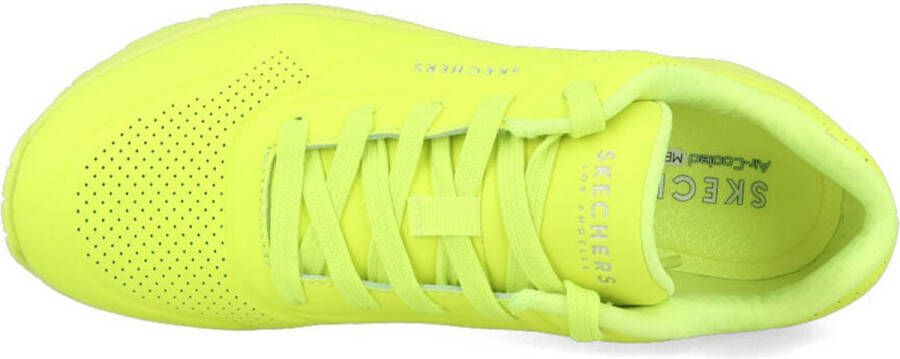 Skechers Uno Night Shades Dames Sneakers Geel