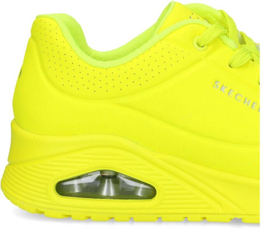 Skechers Uno Night Shades Dames Sneakers Geel