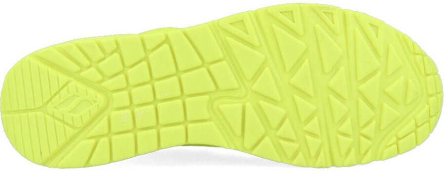 Skechers Uno Night Shades Dames Sneakers Geel