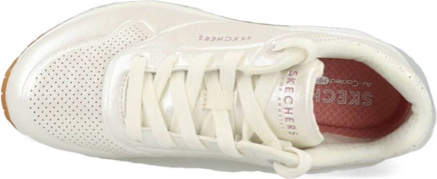 Skechers Uno Pearl Queen Dames Sneakers gebroken wit