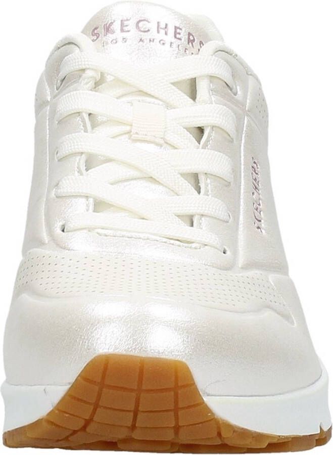 Skechers Uno Pearl Queen Dames Sneakers gebroken wit