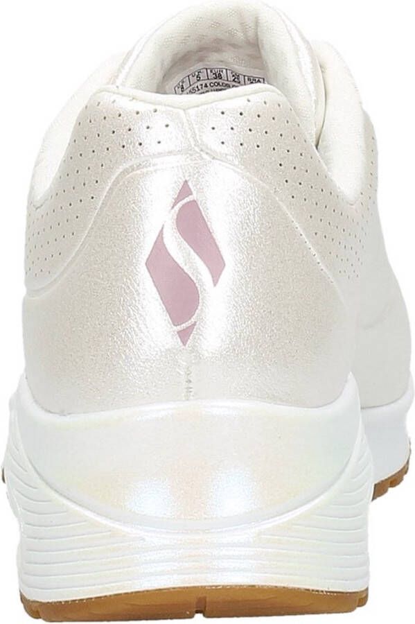 Skechers Uno Pearl Queen Dames Sneakers gebroken wit