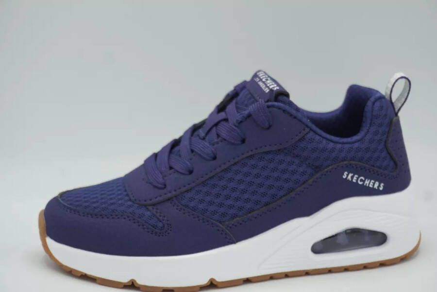 Skechers Uno Powex Jongens Sneakers Donkerblauw