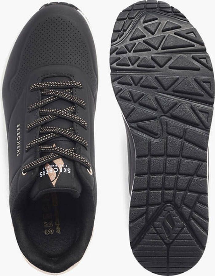 Skechers Sneakers 155196 Blk UNO Shimmer Away Zwart Dames - Foto 14