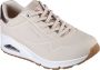 Skechers Uno Shimmer Away Natural Wandelsneakers Dames - Thumbnail 7