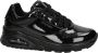 Skechers Uno Shiny One Dames Sneakers Zwart - Thumbnail 6