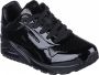 Skechers Uno Shiny One Dames Sneakers Zwart - Thumbnail 7