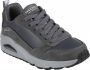 Skechers Uno Sneakers Grijs Suede 082207 Heren - Thumbnail 2