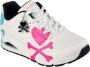 Skechers Hart & Kruisbeentjes Trendy Sneaker Multicolor Dames - Thumbnail 10