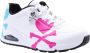 Skechers Hart & Kruisbeentjes Trendy Sneaker Multicolor Dames - Thumbnail 12