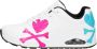 Skechers Uno Gen1 Zip And Stride Meisjes Sneakers Wit - Thumbnail 5