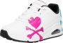 Skechers Uno Gen1 Zip And Stride Meisjes Sneakers Wit - Thumbnail 10