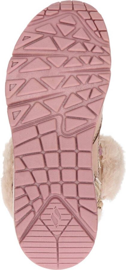Skechers Uno sneakers rosegoud Textiel Dames