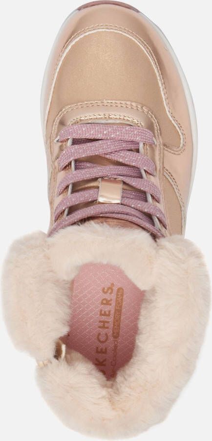 Skechers Uno sneakers rosegoud Textiel Dames