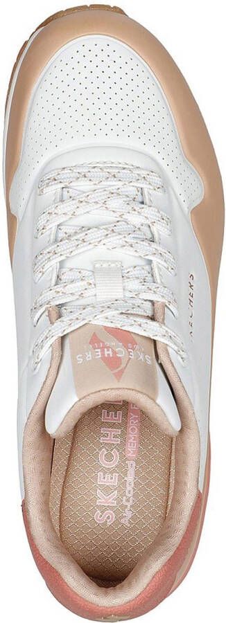 Skechers Uno Pop Color Fun wit tan sneakers dames (177121 WTAN) - Foto 11