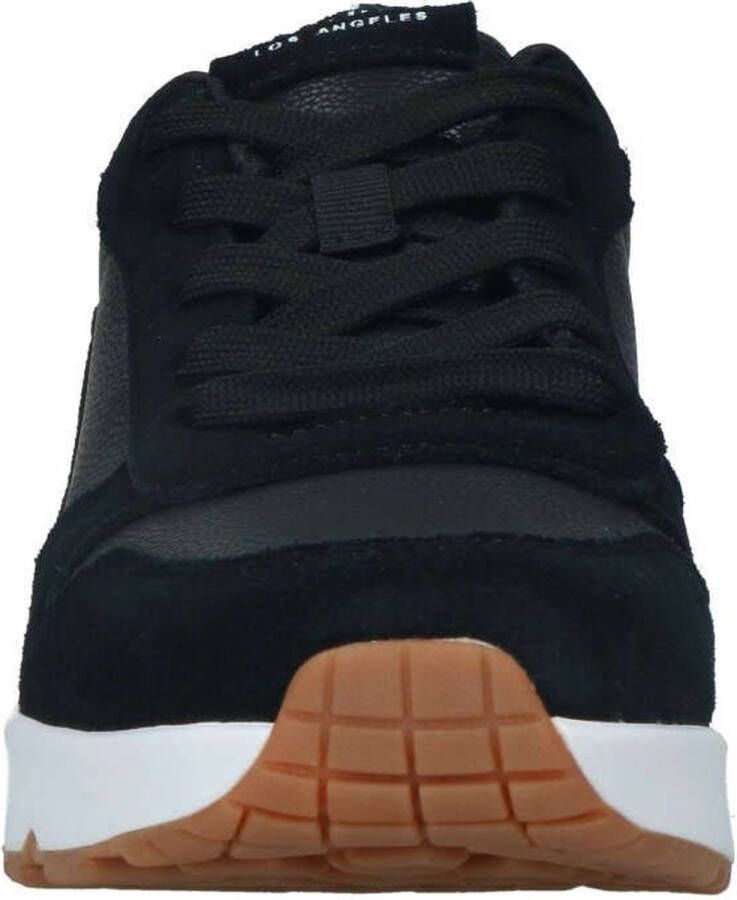 Skechers Uno sneakers zwart Suede Heren