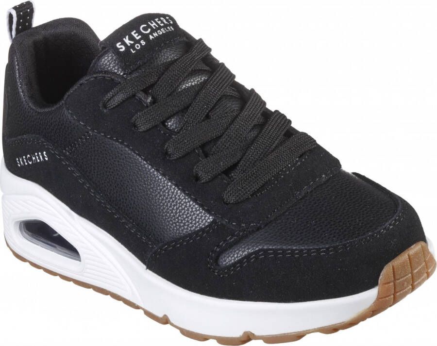 Skechers Uno sneakers zwart Suede Heren