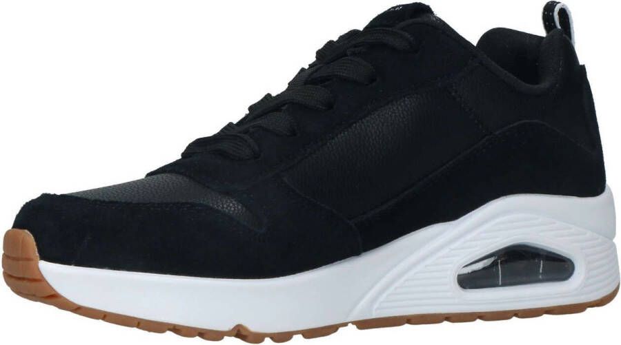 Skechers Uno sneakers zwart Suede Heren