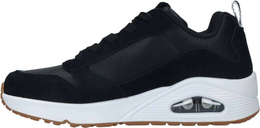 Skechers Uno sneakers zwart Suede Heren