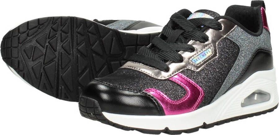 Skechers Uno sneakers zwart Textiel 42201 Dames