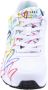 Skechers Sneakers met sleehak UNO-SPREAD THE LOVE Vrijetijdsschoen lage schoen veterschoen met coole graffiti-print - Thumbnail 12