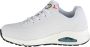 Skechers Sneakers met sleehak UNO-SPREAD THE LOVE Vrijetijdsschoen lage schoen veterschoen met coole graffiti-print - Thumbnail 14