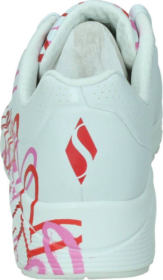 Skechers Uno-Spread The Love Dames Sneakers Wit