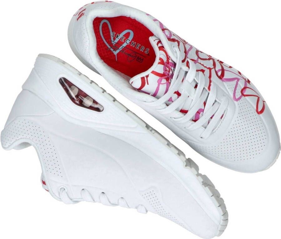 Skechers Uno Spread The Love sneakers wit