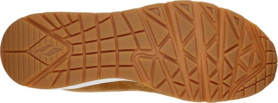 Skechers Uno Stacre Sneakers cognac Leer