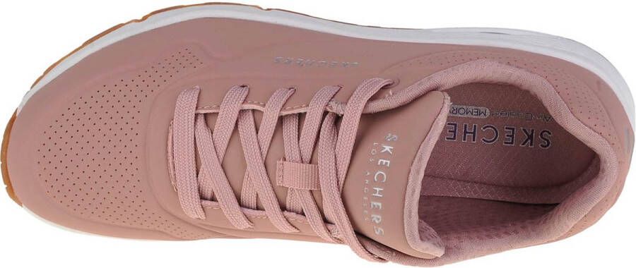 Skechers Uno-Stand on Air 73690-BLSH Vrouwen Roze Sneakers