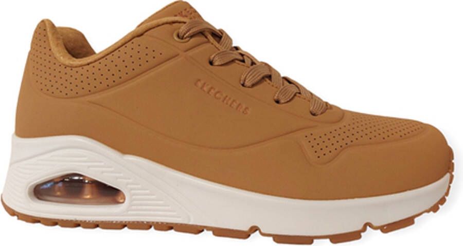 Skechers Uno Stand on Air 73690 TAN Vrouwen Bruin Sneakers - Foto 5