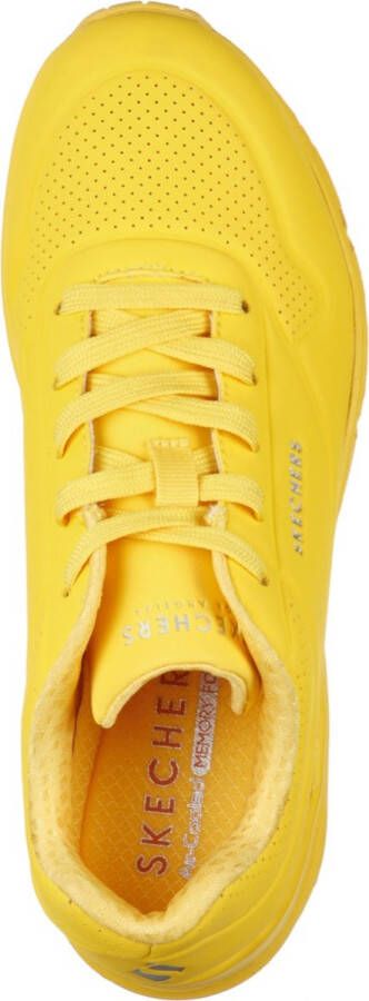 Skechers Uno-Stand on Air 73690-YEL Vrouwen Geel Sneakers