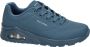 Skechers Sneakers met sleehak Uno Stand on Air Vrijetijdsschoen lage schoen veterschoen met fijne perforatie - Thumbnail 1